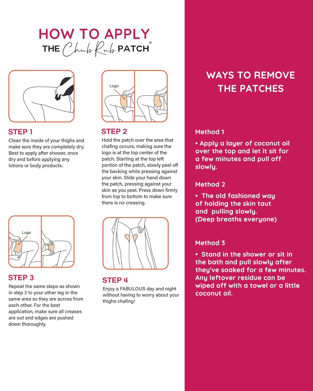 for Thighs (AS SEEN on SHARK TANK), anti Chafe Thigh Chafing Prevention Friction Tape Patches, anti Chafing Skin Tape for Inner Thigh Rubbing Prevention Women (3 Pairs), Cocoa