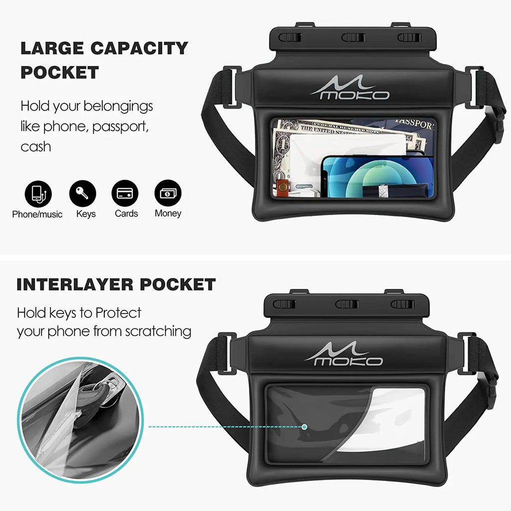 Waterproof Fanny Pack That Keeps Your Phone (+ Passport) Dry