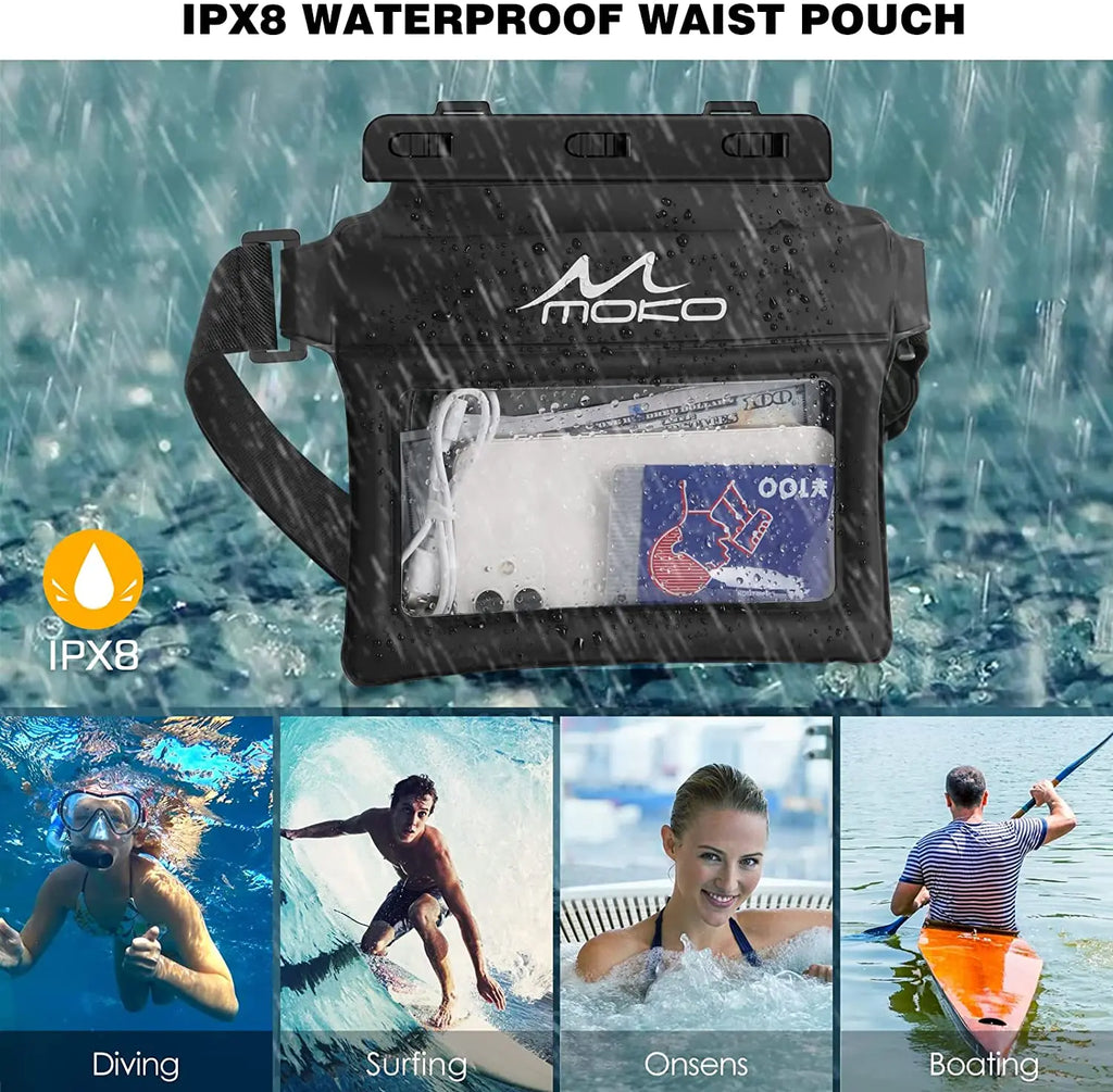 Waterproof Fanny Pack That Keeps Your Phone (+ Passport) Dry