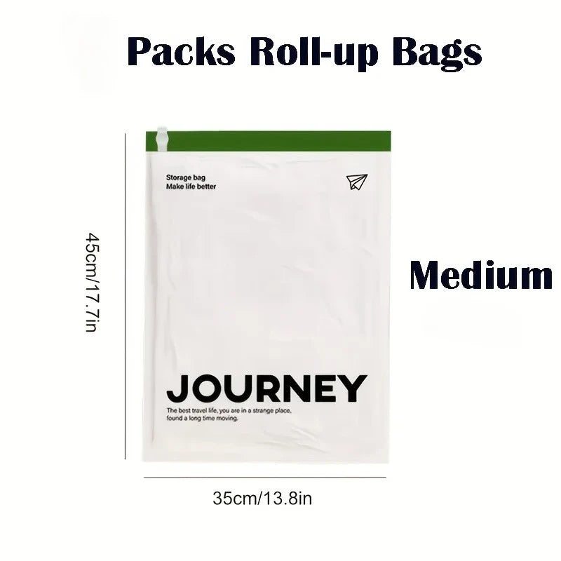 Compression Packing Cubes That Fit 80% More Into A Carry-On