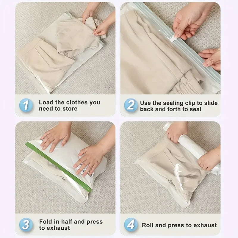 Compression Packing Cubes That Fit 80% More Into A Carry-On