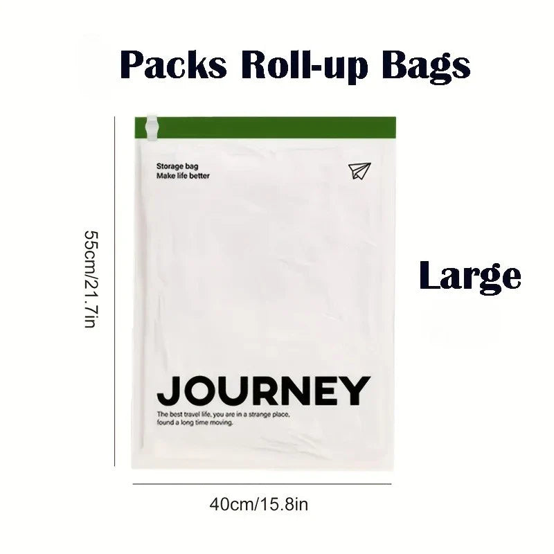 Compression Packing Cubes That Fit 80% More Into A Carry-On