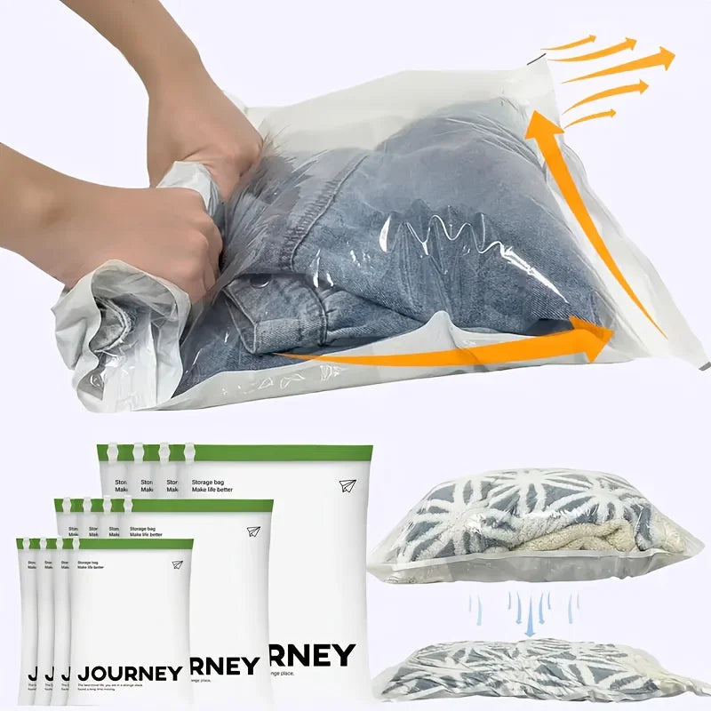 Compression Packing Cubes That Fit 80% More Into A Carry-On