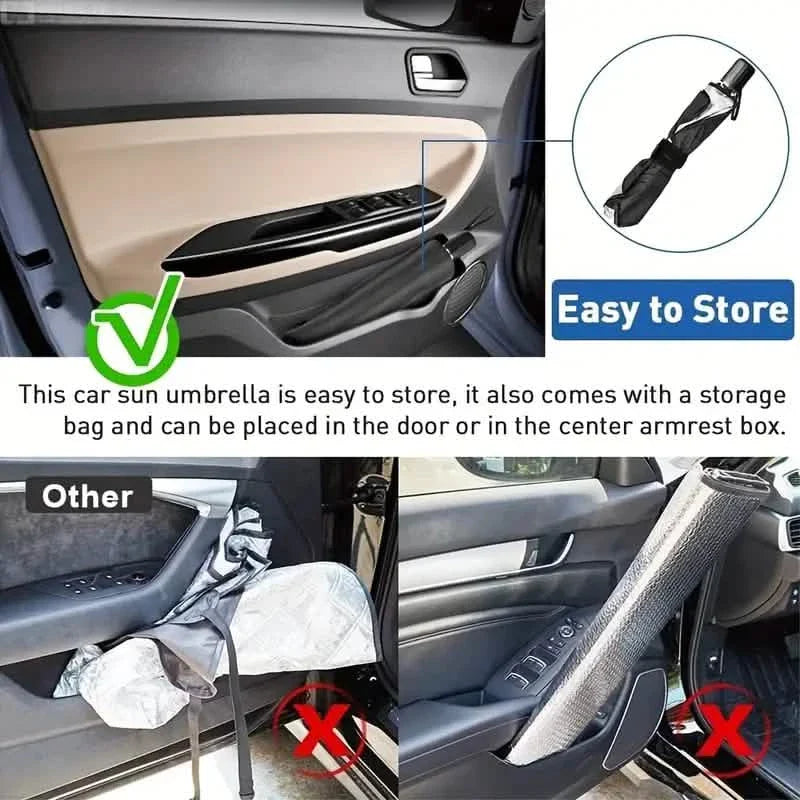 A Sun Shade That Makes Summer Parking Bearable
