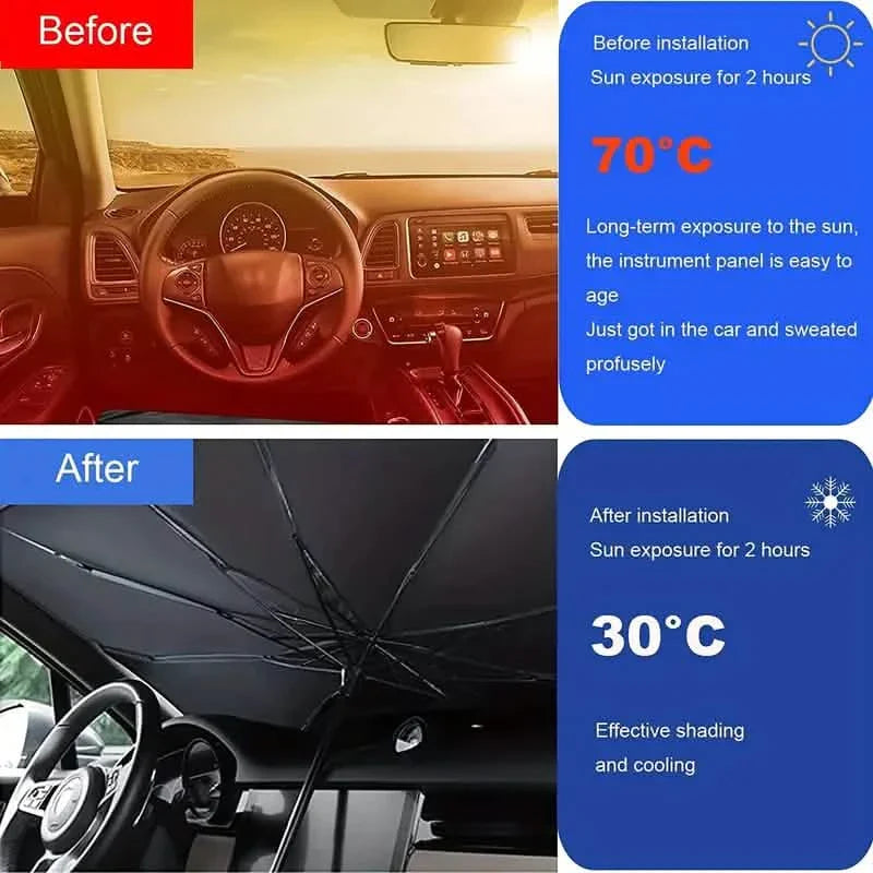 A Sun Shade That Makes Summer Parking Bearable