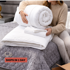 Temperature-Regulating Eucalyptus Silk Comforter