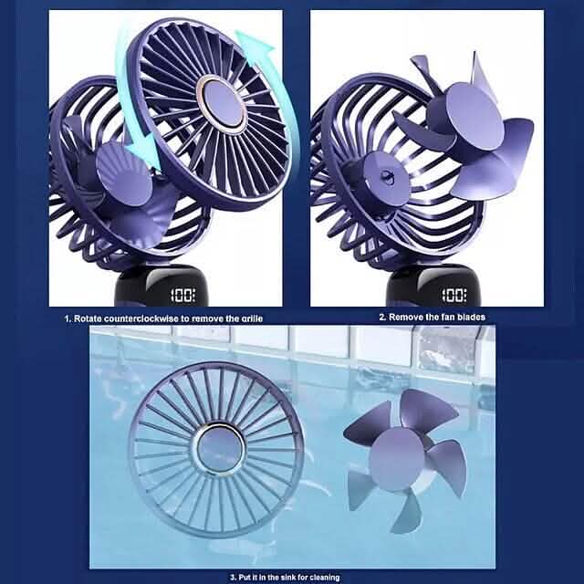 Portable Fan for Hot Flights, Beaches, and Commutes